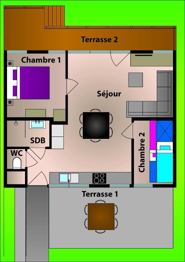 비르통 Chalet L'Orvallee 빌라 외부 사진